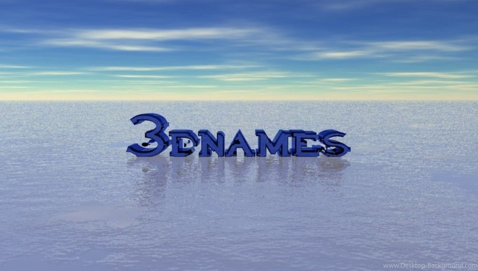 3d Name Wallpapers Make Your Name In 3d Desktop Background - Sea , HD Wallpaper & Backgrounds