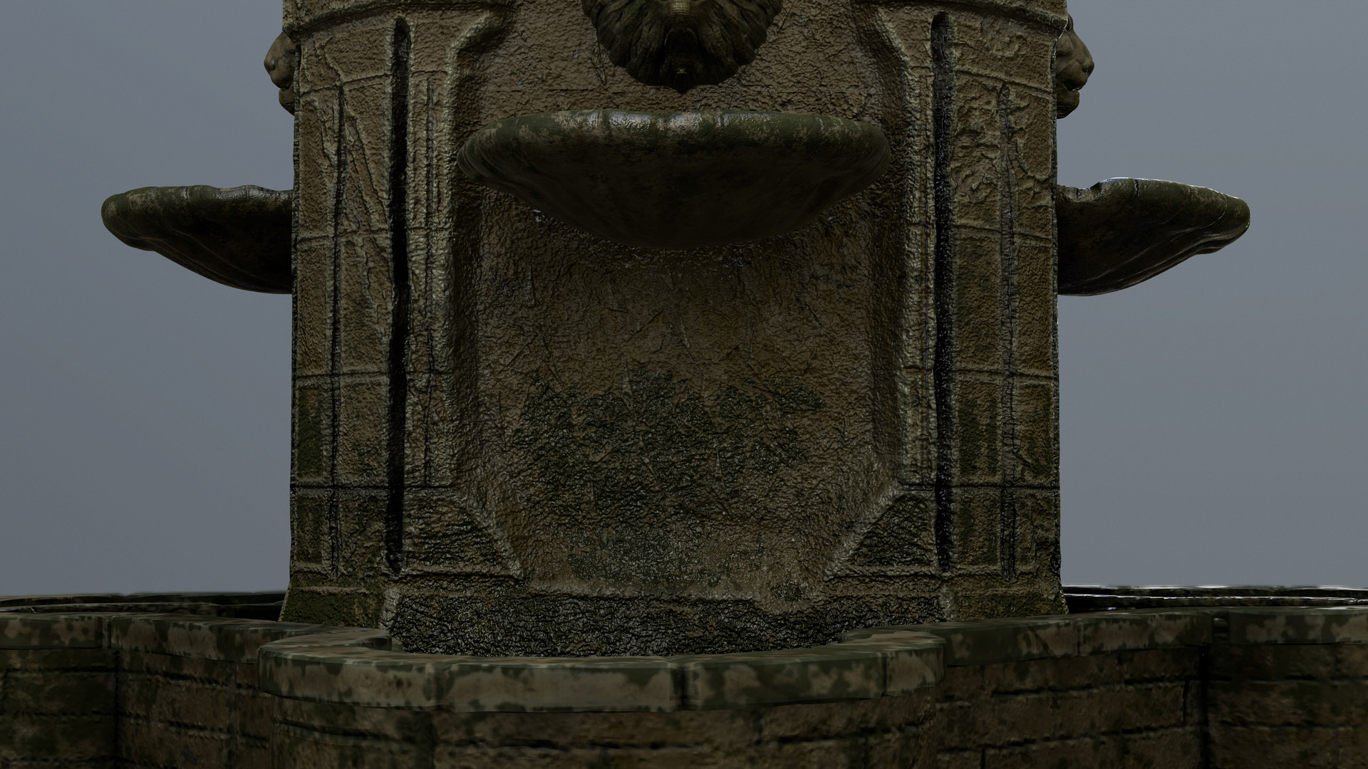 3d Fountain - Statue , HD Wallpaper & Backgrounds