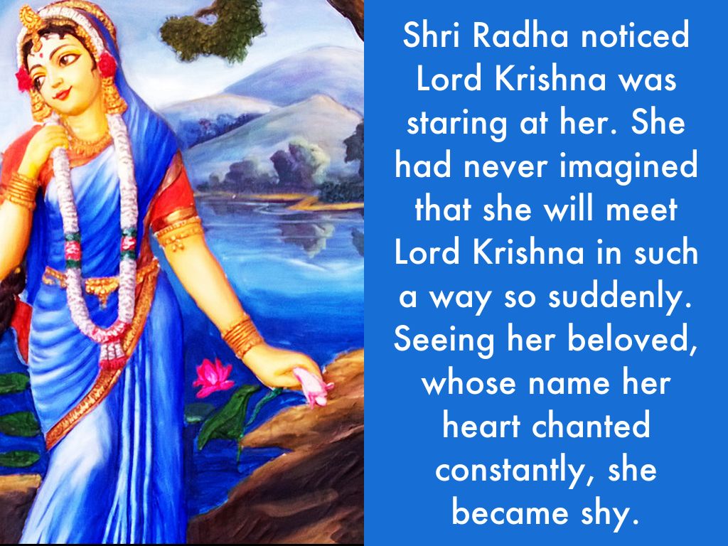 She Had Never Imagined That She Will Meet Lord Krishna - Poster , HD Wallpaper & Backgrounds