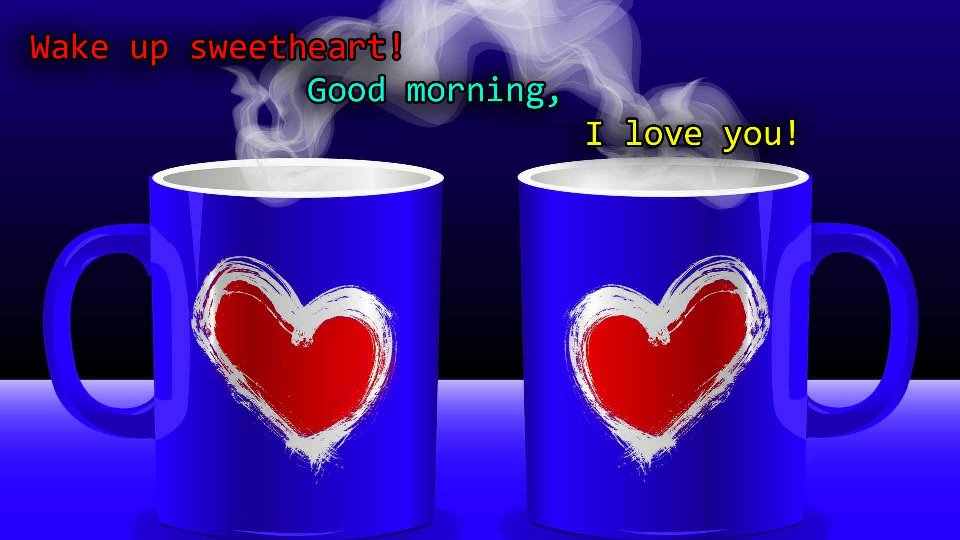 Wake Up Sweetheart Good Morning - Love Symbols Good Morning , HD Wallpaper & Backgrounds