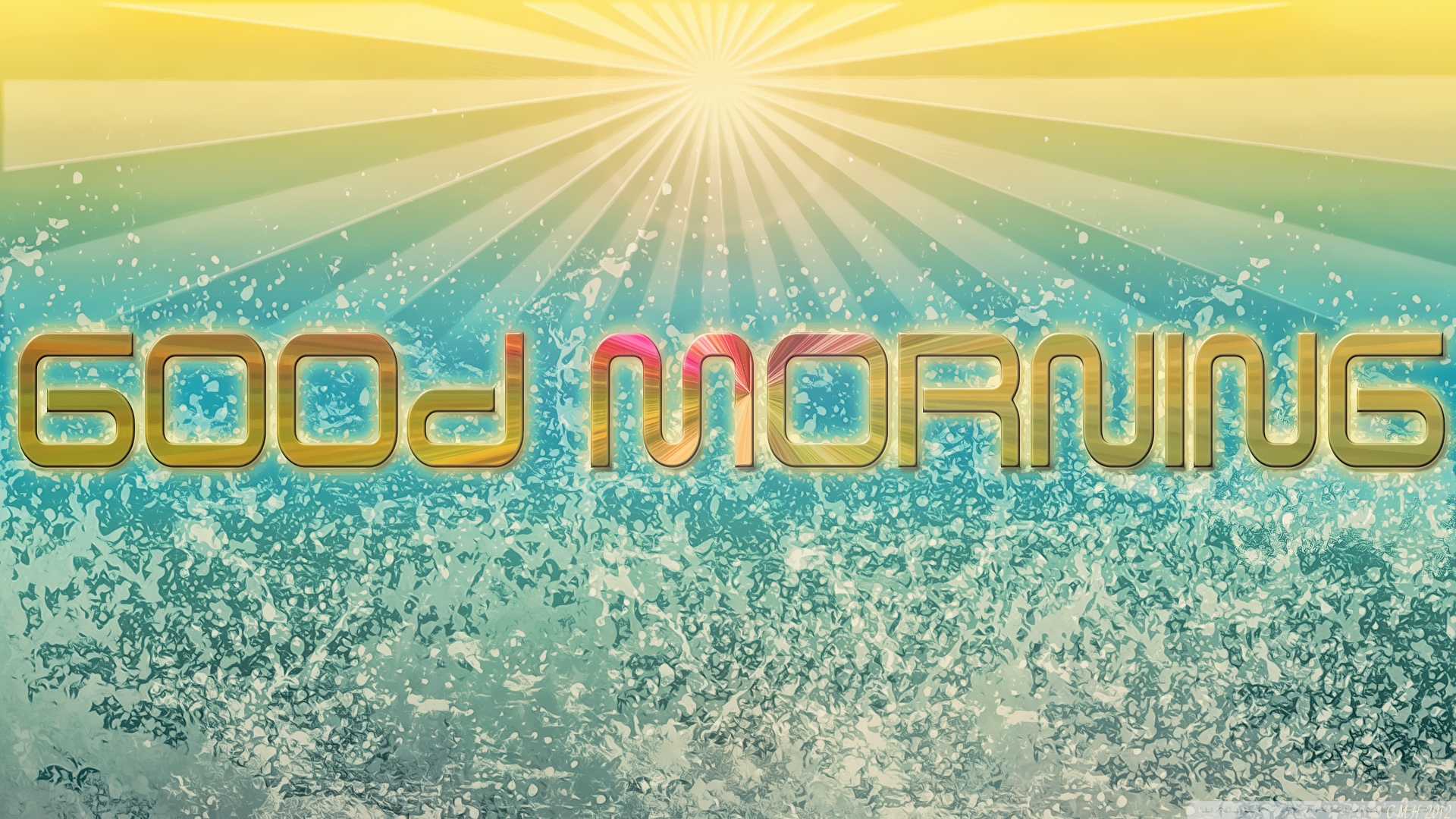 Download Good Morning Hd Hd Wallpaper - 3 D Good Morning , HD Wallpaper & Backgrounds