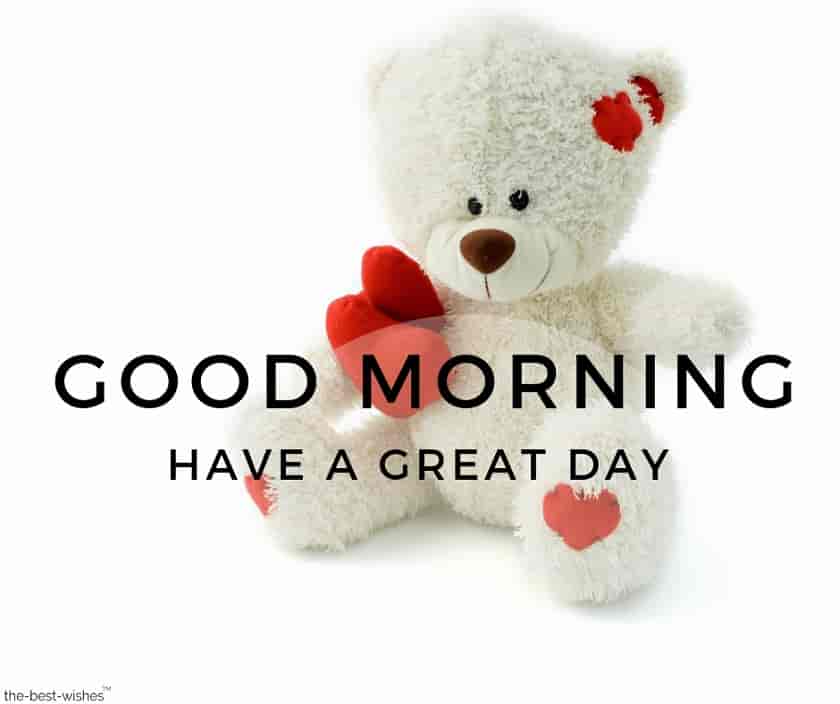 Good Morning Images With Teddy Bear - Good Morning Teddy Day , HD Wallpaper & Backgrounds