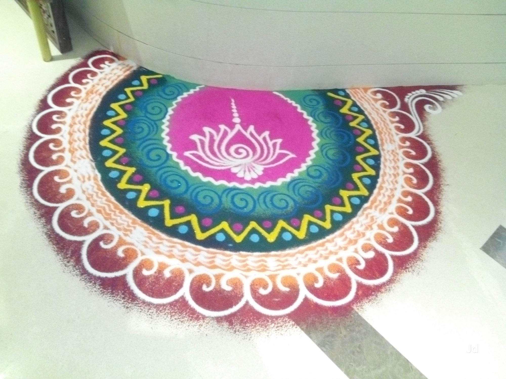 Sanskar Bharti Rangoli Artist Photos, Kandivali West, - Circle , HD Wallpaper & Backgrounds