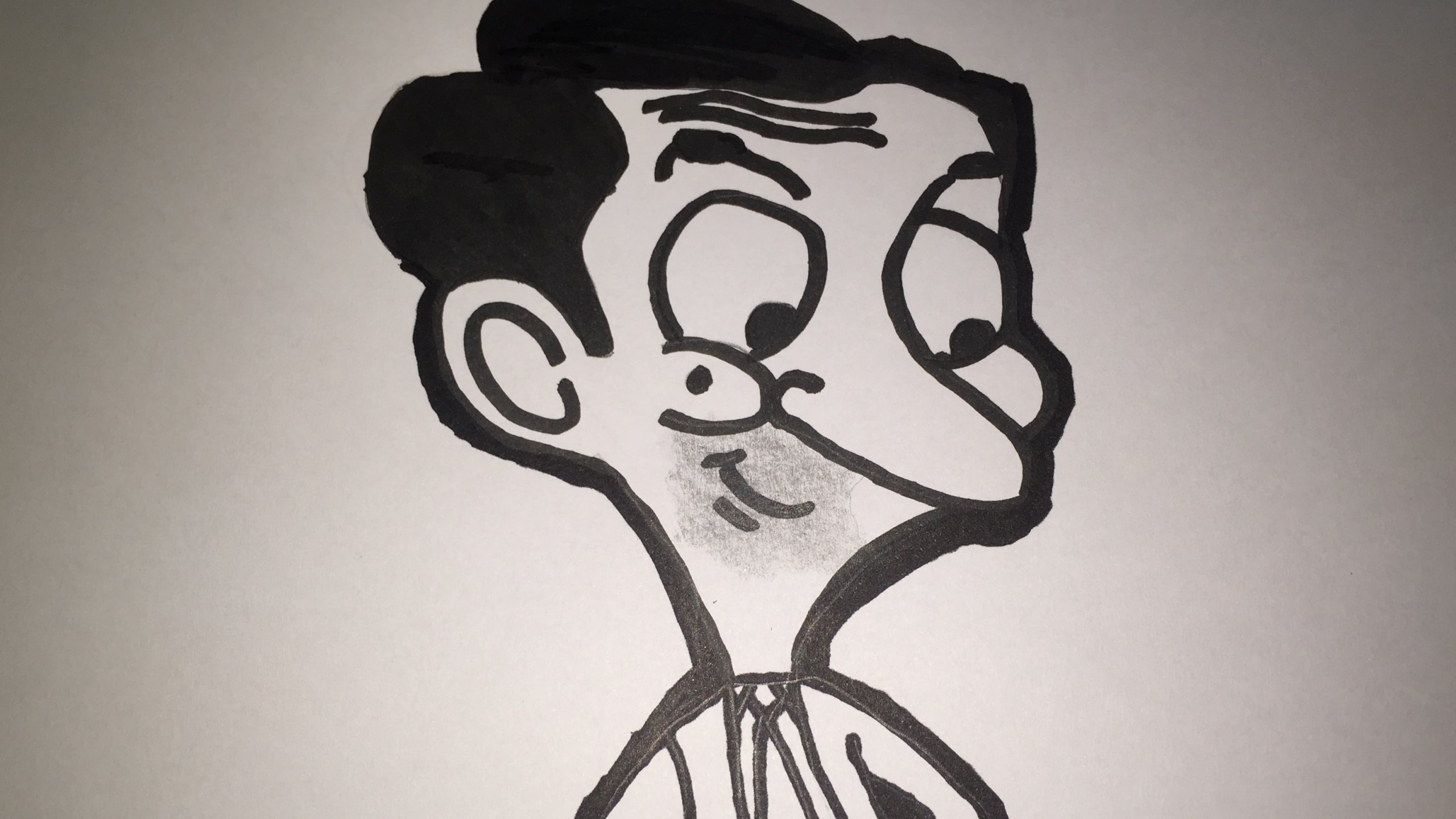 Download Mister Beans, Mister Bheem Cartoon Wallpaper - Draw Cartoon Mr Bean , HD Wallpaper & Backgrounds