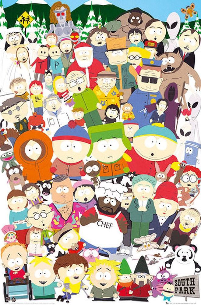 Download Wallpaper - South Park All Characters Shirt , HD Wallpaper & Backgrounds
