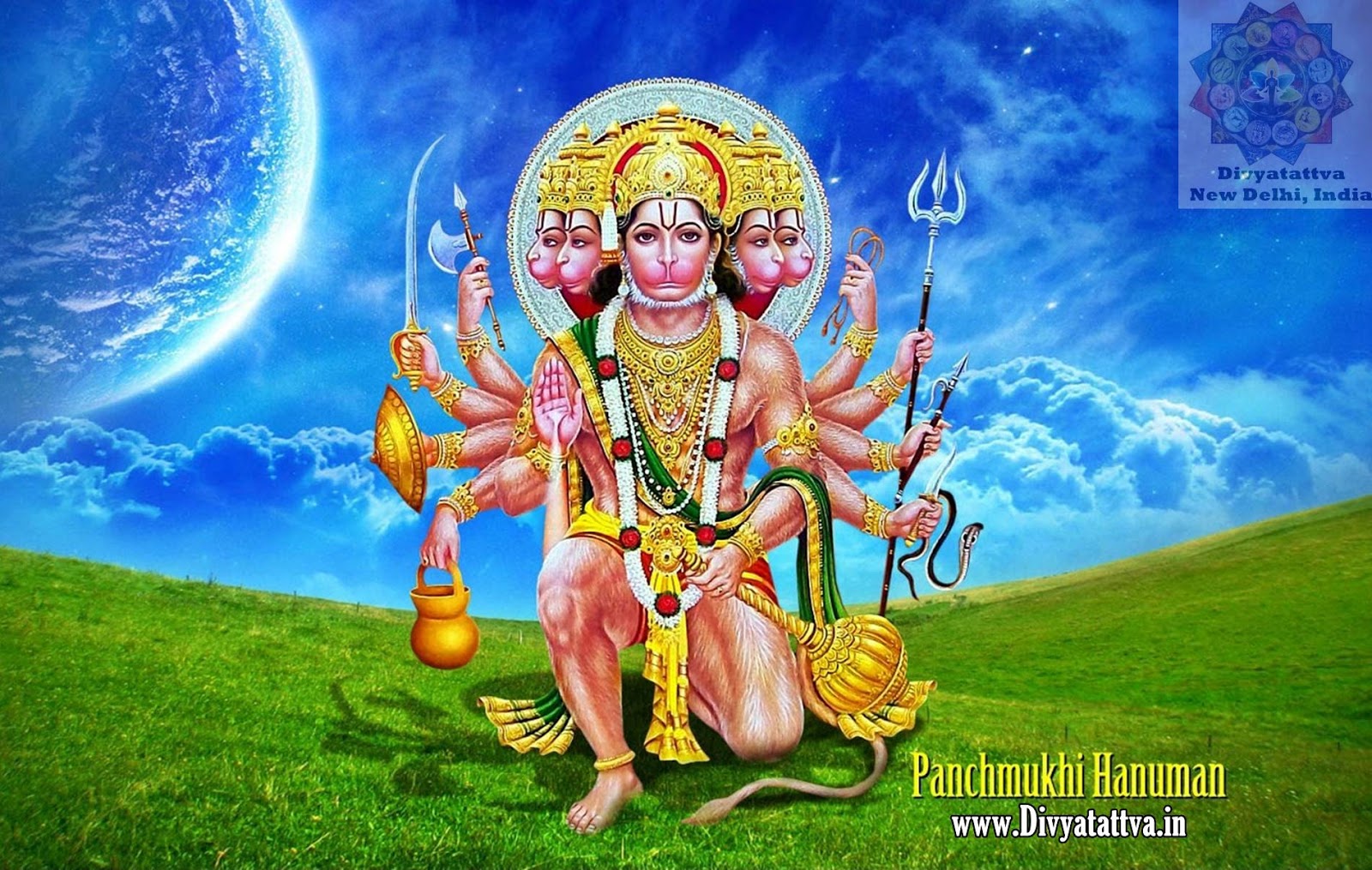 Panchmukhi Hanuman Wallpapers, Free 4k Ultra Hd Lord - Panchmukhi Hanuman Ji , HD Wallpaper & Backgrounds