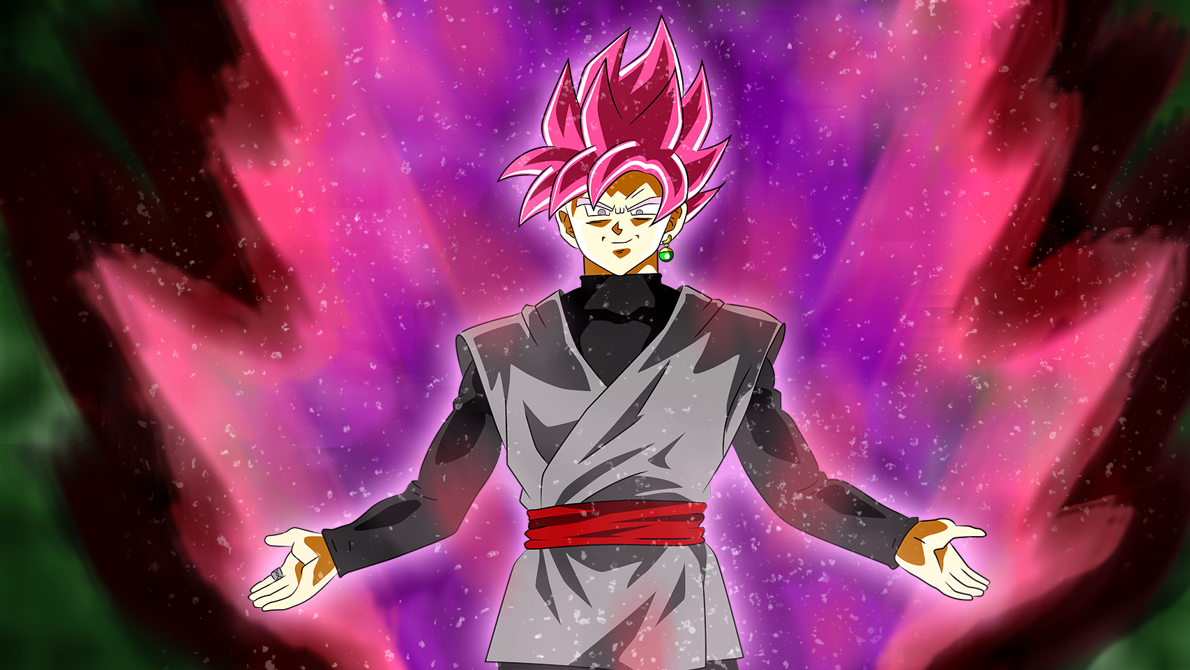 Goku Black Rose Kaioken , HD Wallpaper & Backgrounds