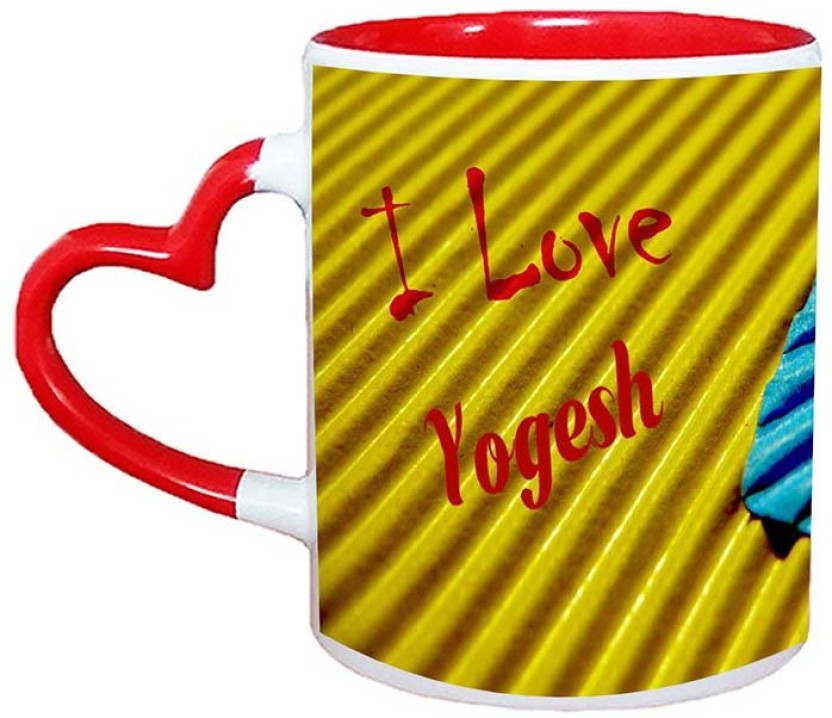 Muggies Magic Yogesh Love Name Design Ceramic Mug Price - Ravi Name , HD Wallpaper & Backgrounds