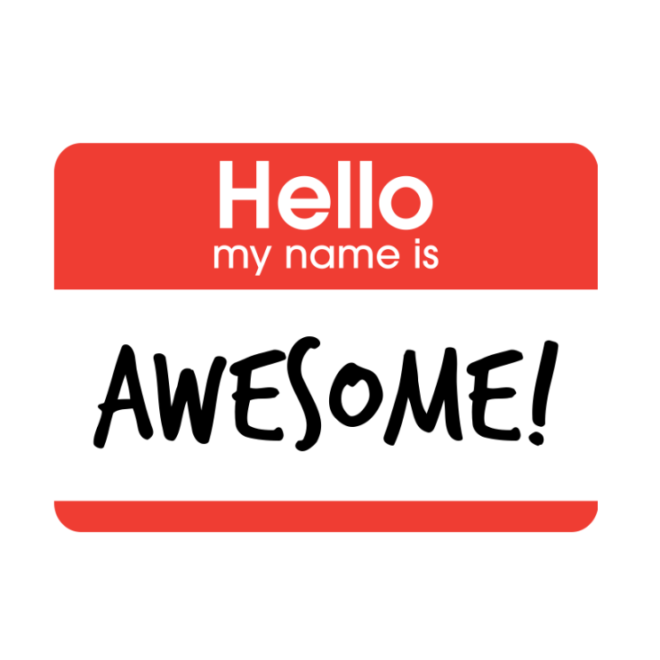 Create Your Name Tag With The Iconic Image Saying “hello - Colorfulness , HD Wallpaper & Backgrounds