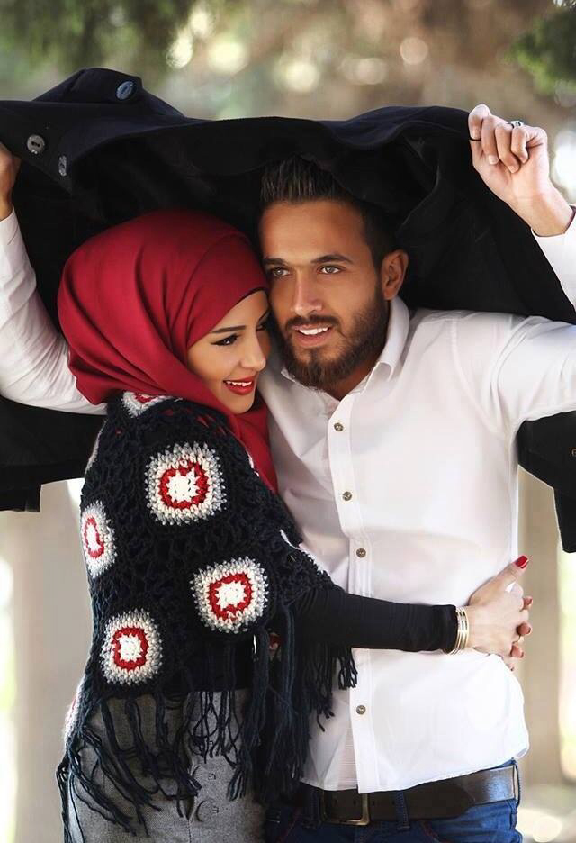 576 Images About Les Plus Belle Images De Couples On - Rainy Day Muslim Couples , HD Wallpaper & Backgrounds
