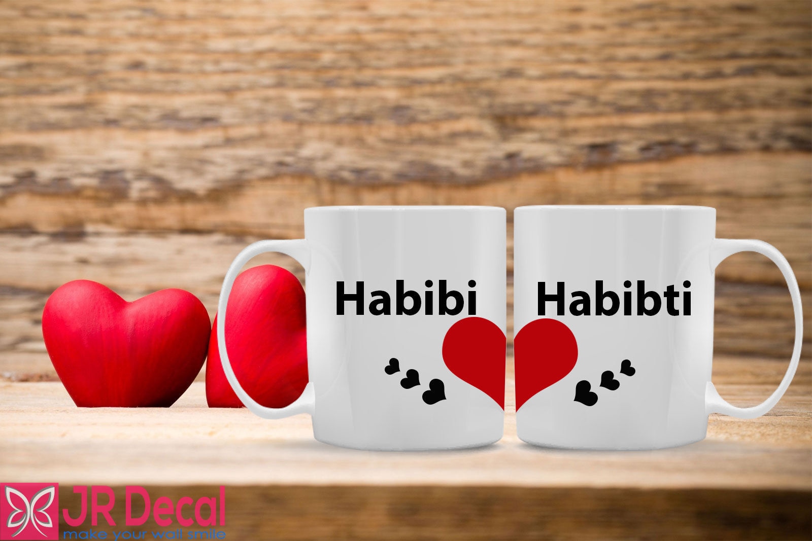 Details About Habibi Habibti Heart Shaped Printed Islamic - Romantic Good Morning Habibi , HD Wallpaper & Backgrounds