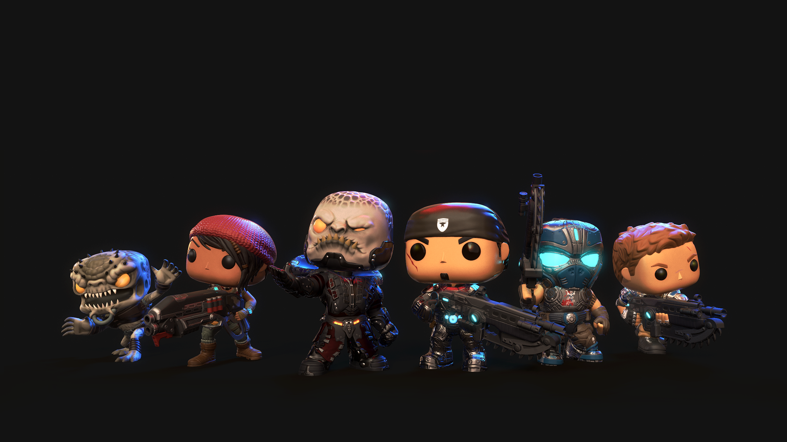 Gears Of War Meets Funko Pop In New Mobile Game - Gears Of War Pop Game , HD Wallpaper & Backgrounds