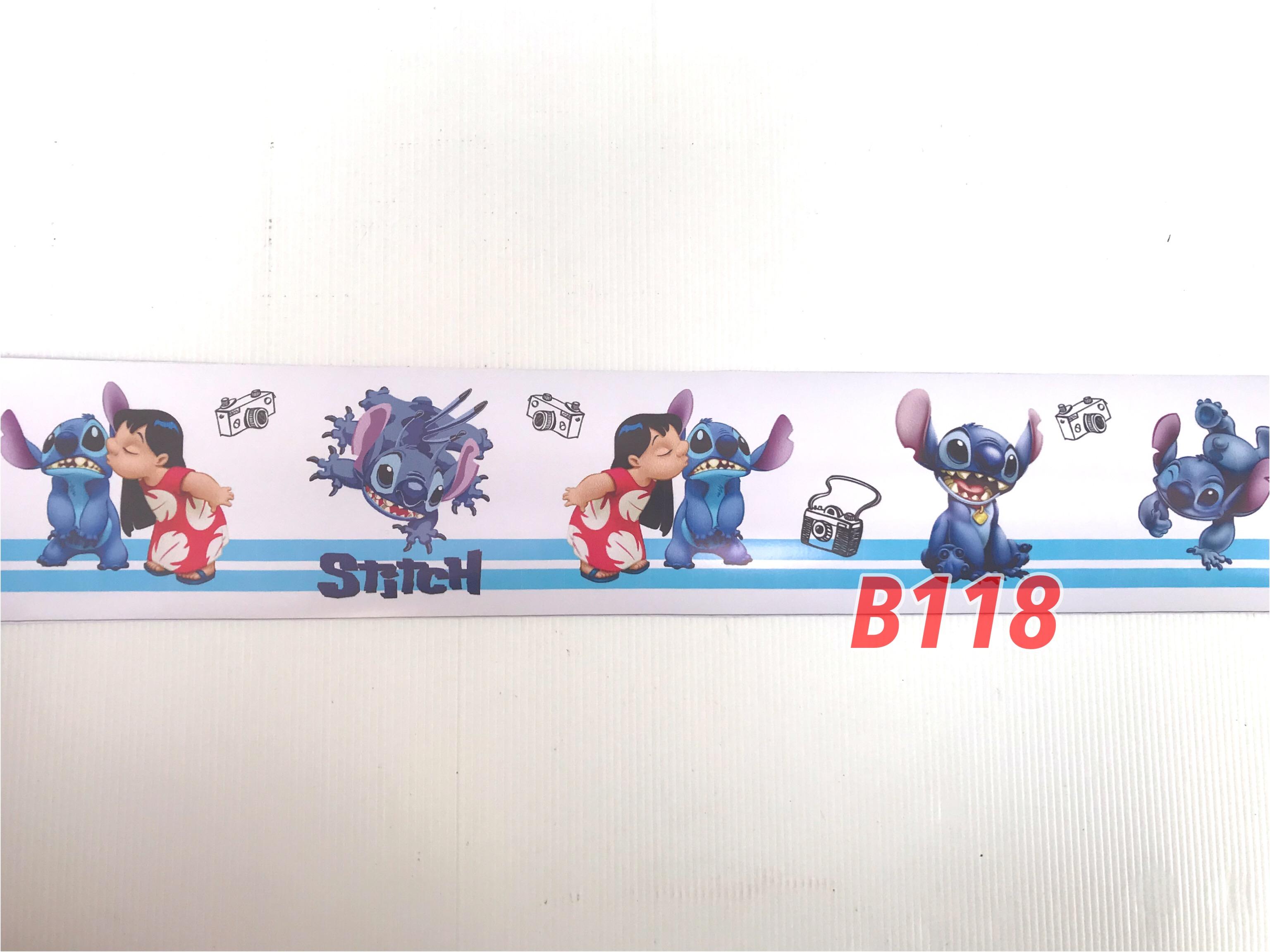 Wall Border Motif Anak / Kartun - Lilo And Stitch , HD Wallpaper & Backgrounds