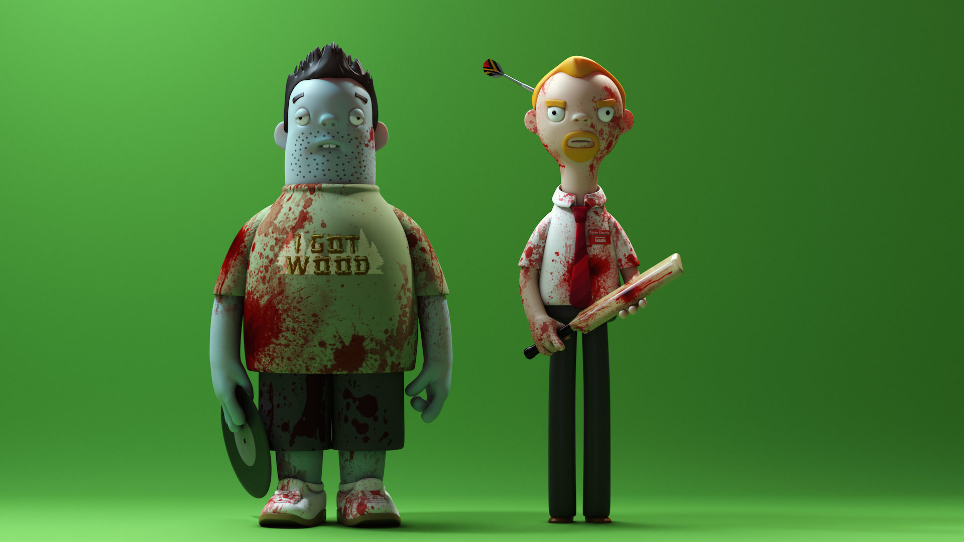 Cornetto Trilogy Wallpapers 1920 X - Shaun Of The Dead Toy , HD Wallpaper & Backgrounds