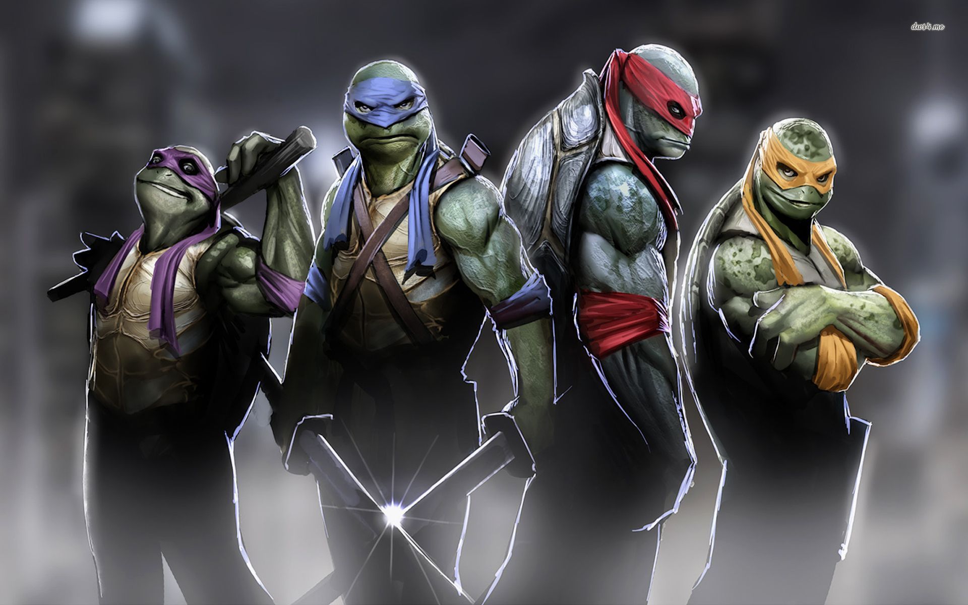 Ninja Turtles 2014 Wallpapers - Teenage Mutant Ninja Turtles Cool , HD Wallpaper & Backgrounds