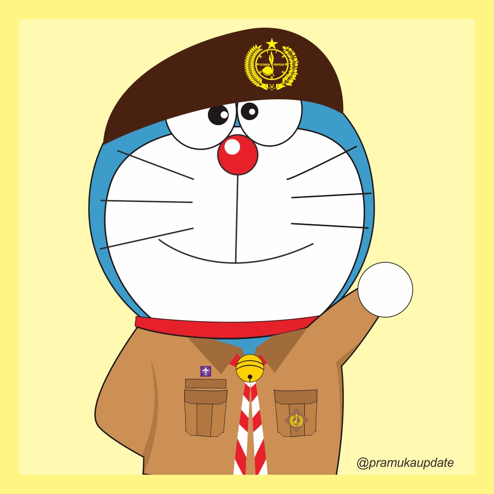 Wallpaper Pramuka Keren - Doraemon Sama Kata Kata , HD Wallpaper & Backgrounds