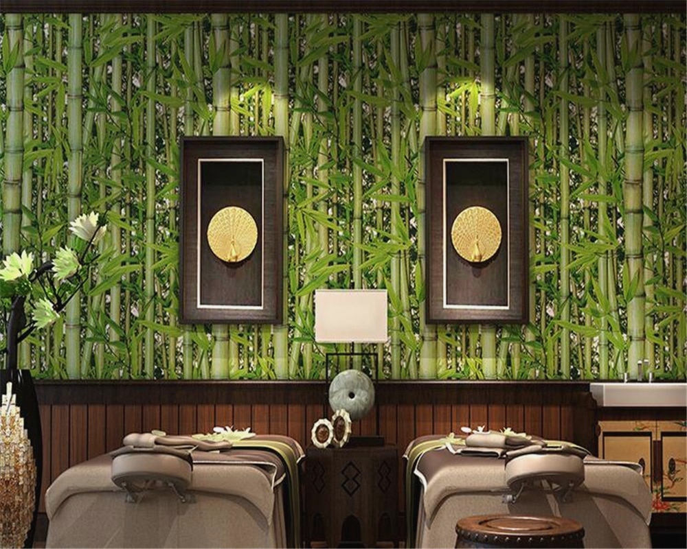 Beibehang Modern Home Decor 3d Wallpaper Bamboo Forest Wallpaper