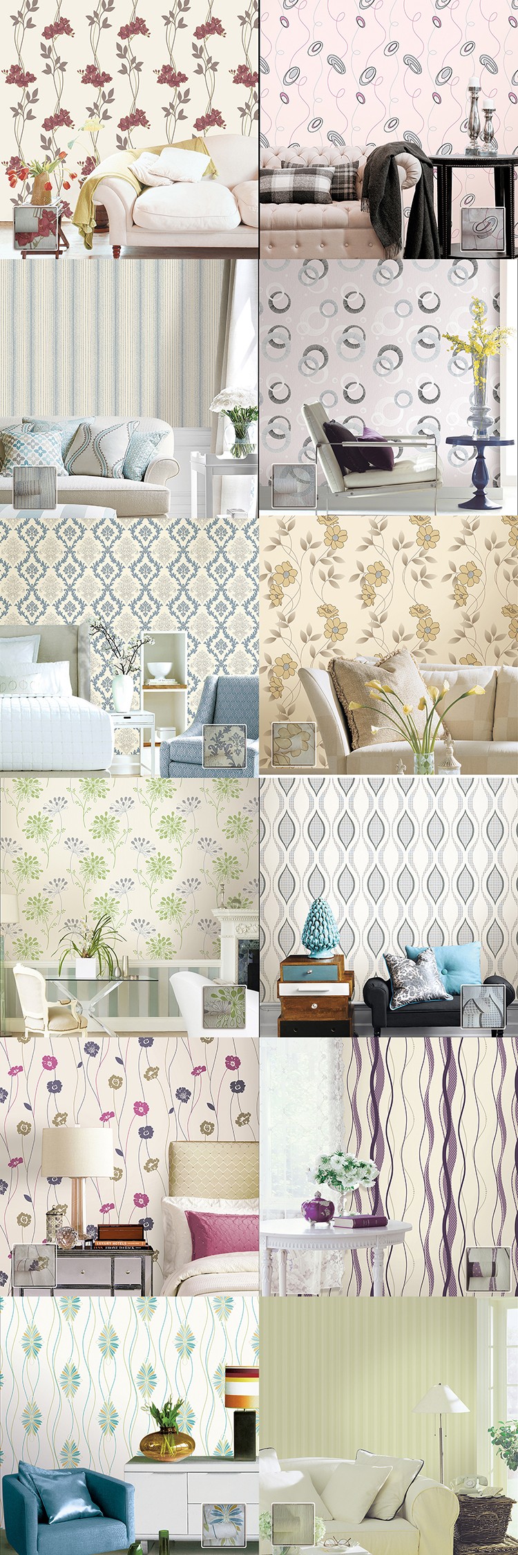 Roman Holiday Latest Design Custom Style Wallpaper - Living Room , HD Wallpaper & Backgrounds