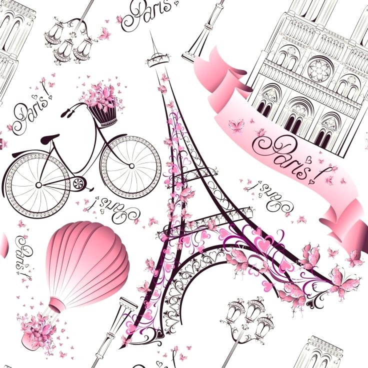 Paris Wallpaper All Things Mural Balmain Tumblr - Paris Vector , HD Wallpaper & Backgrounds