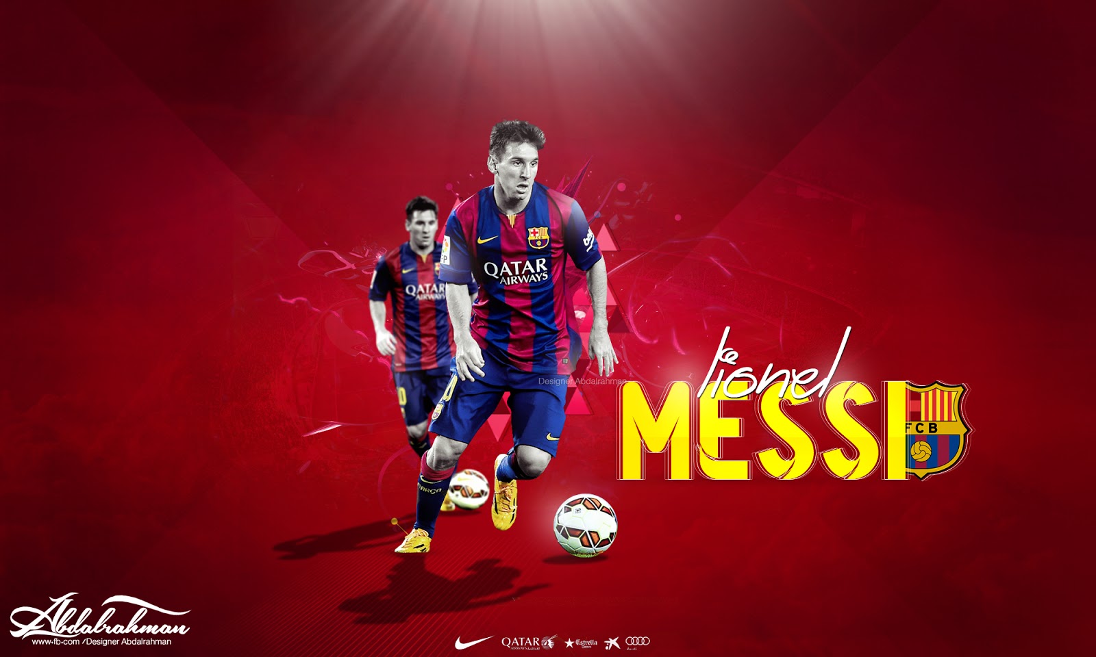 Fcbarcelona Wallpaper - Lionel Andres Messi 2015 , HD Wallpaper & Backgrounds