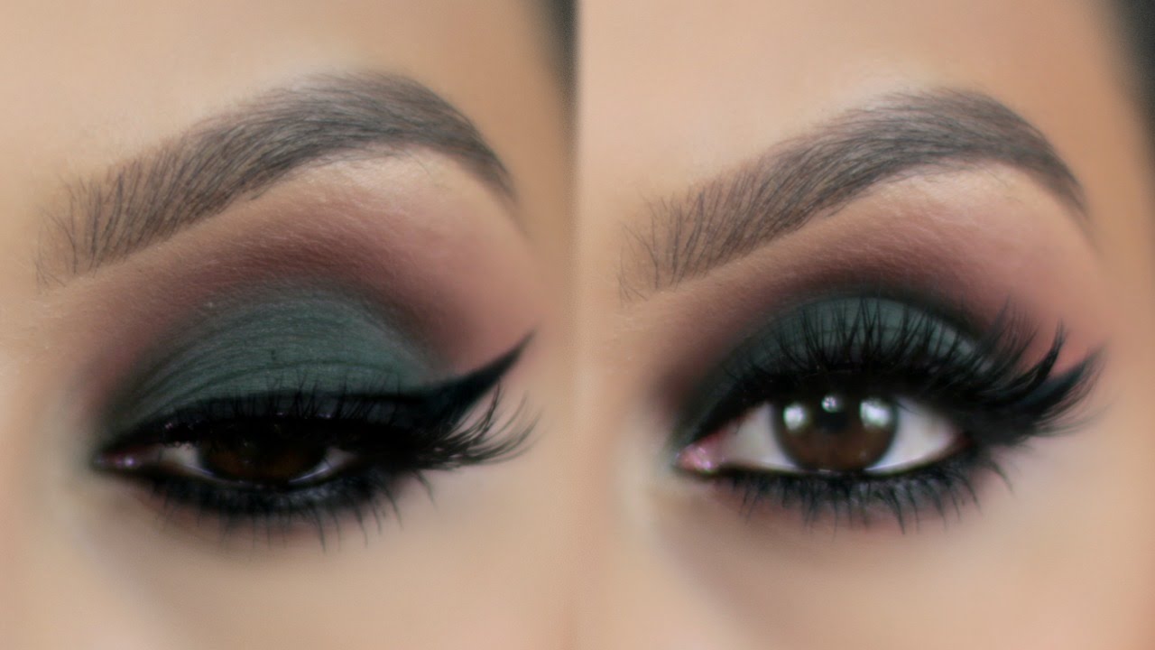 Green Smokey Eye Makeup Tutorial Wallpaper - Maquillaje De Ojos Verde , HD Wallpaper & Backgrounds