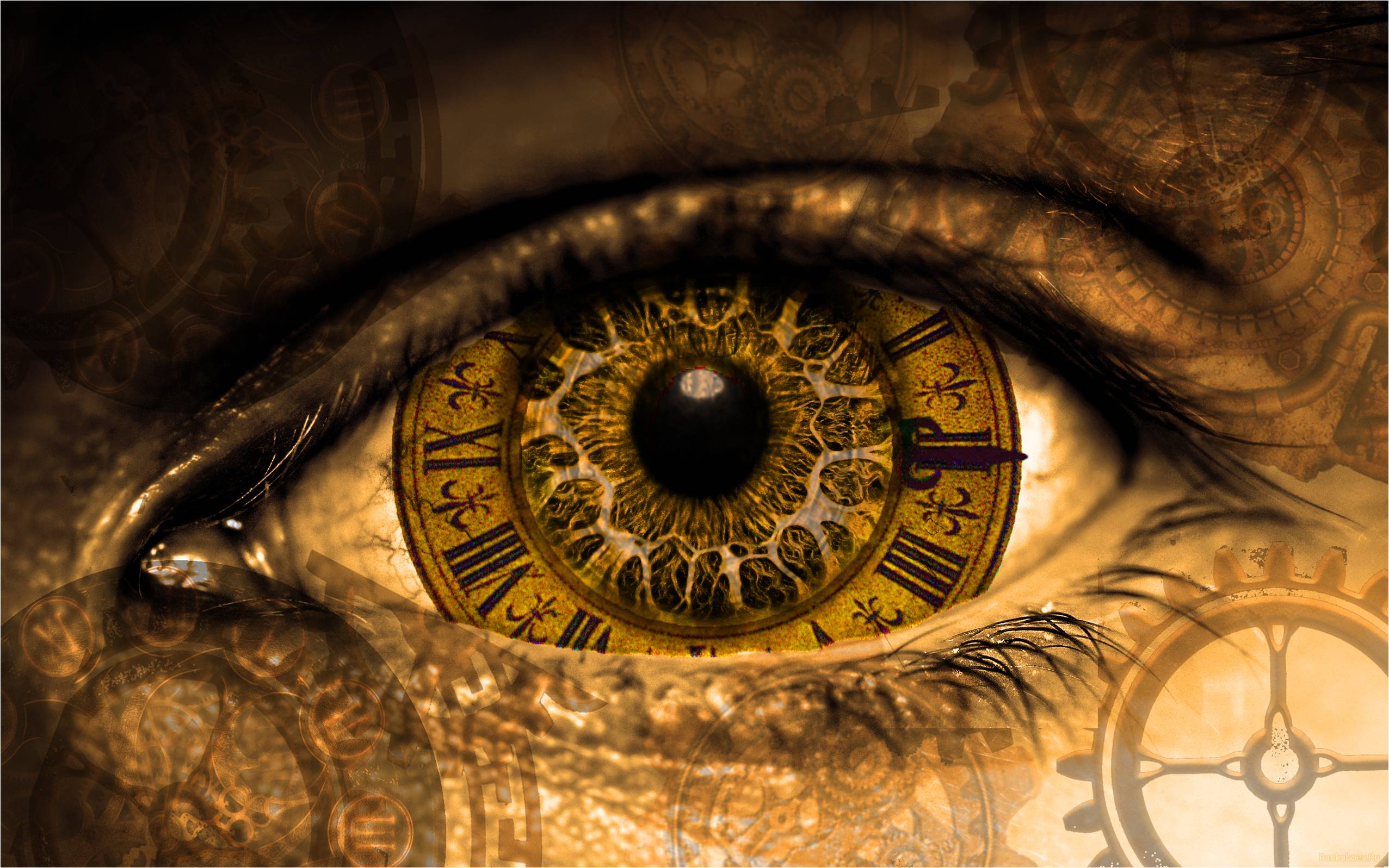 Wiki Backgrounds Eye Of Horus Hd Pic - Clock Inside An Eye , HD Wallpaper & Backgrounds