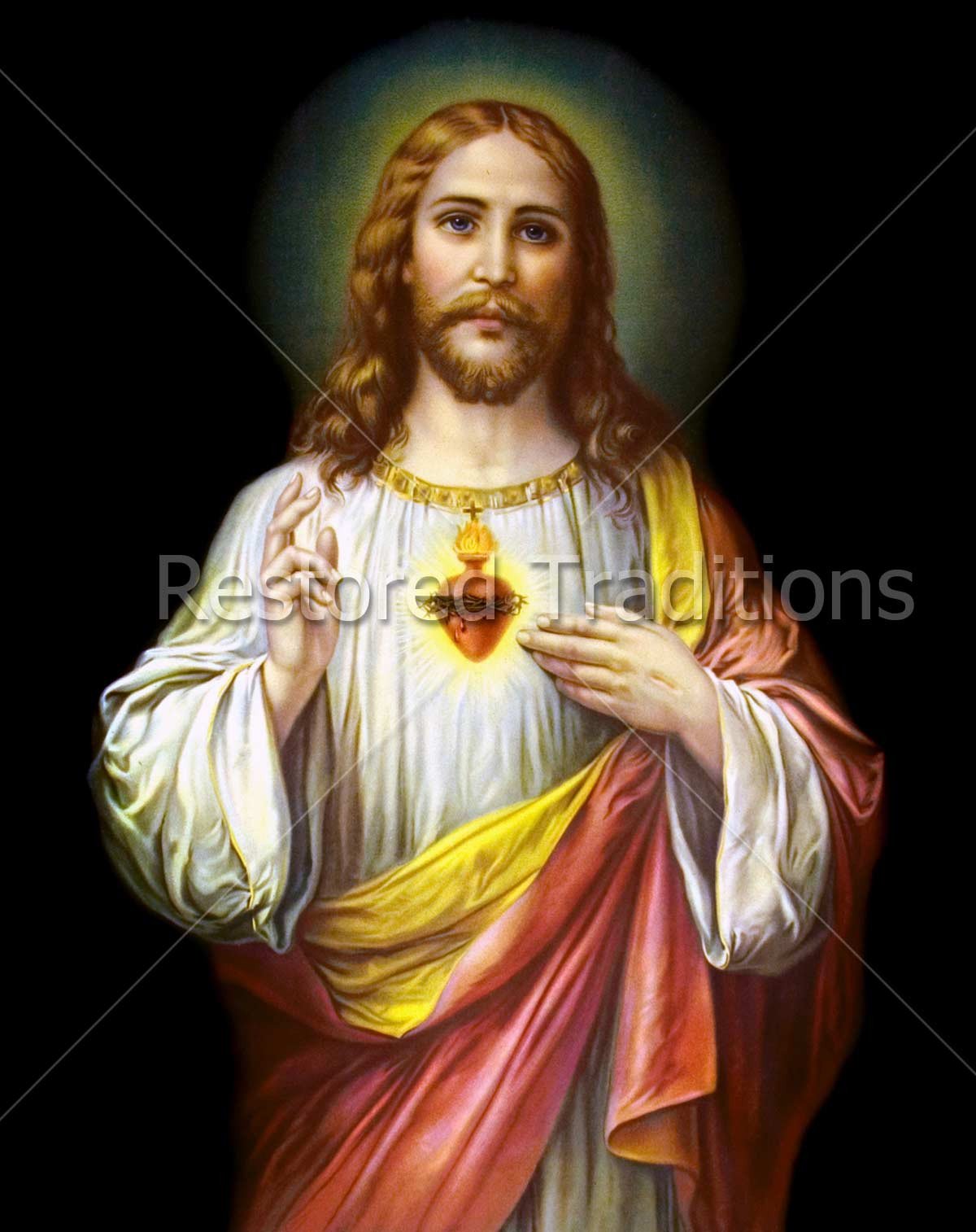 Pin By Olho Olm On Among You Who Is Without Sin - Jesus Christ Sacred Heart , HD Wallpaper & Backgrounds