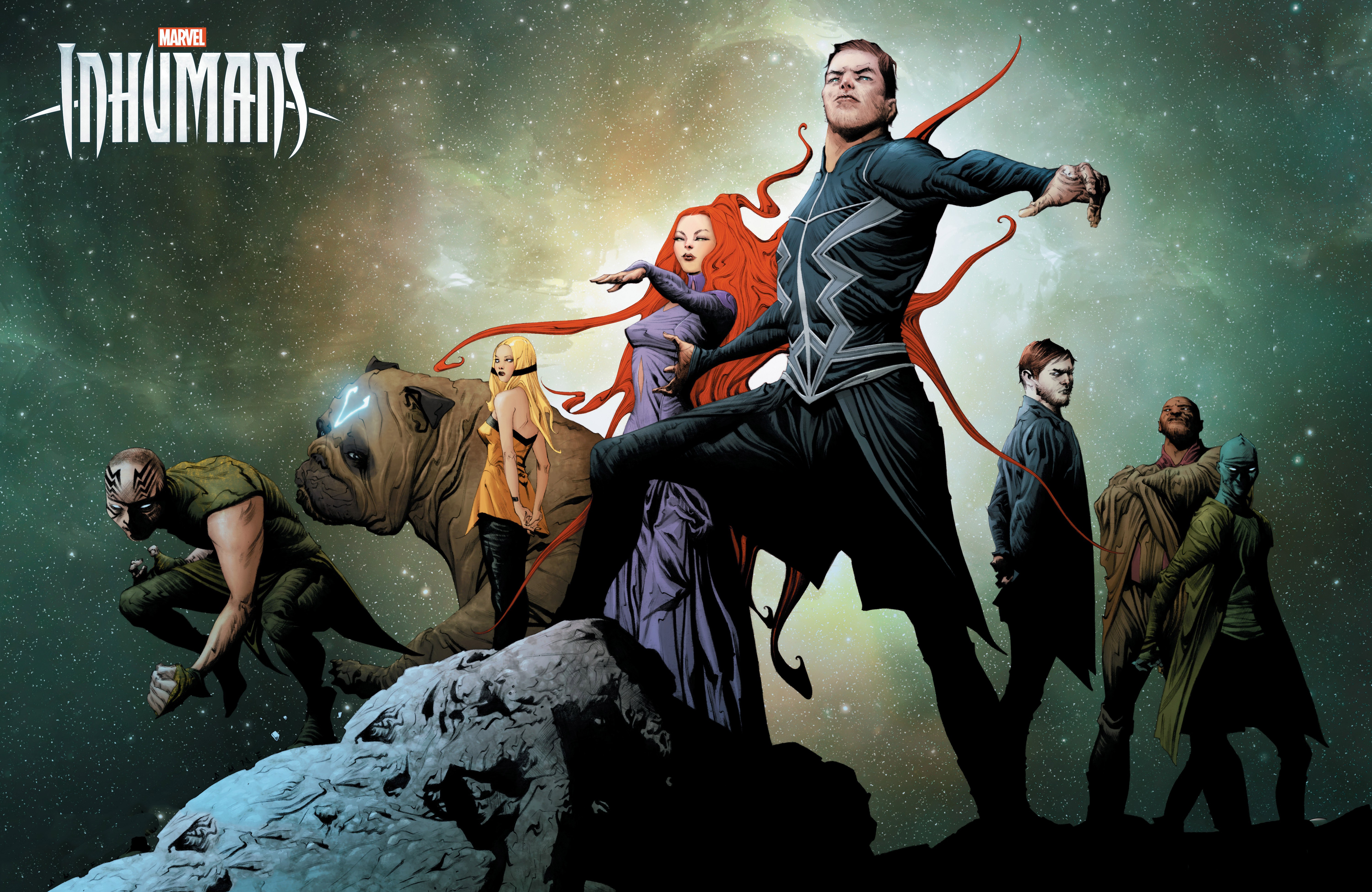 Marvel's Inhumans Promotional Poster - Marvel Inhumans Funko Pop , HD Wallpaper & Backgrounds