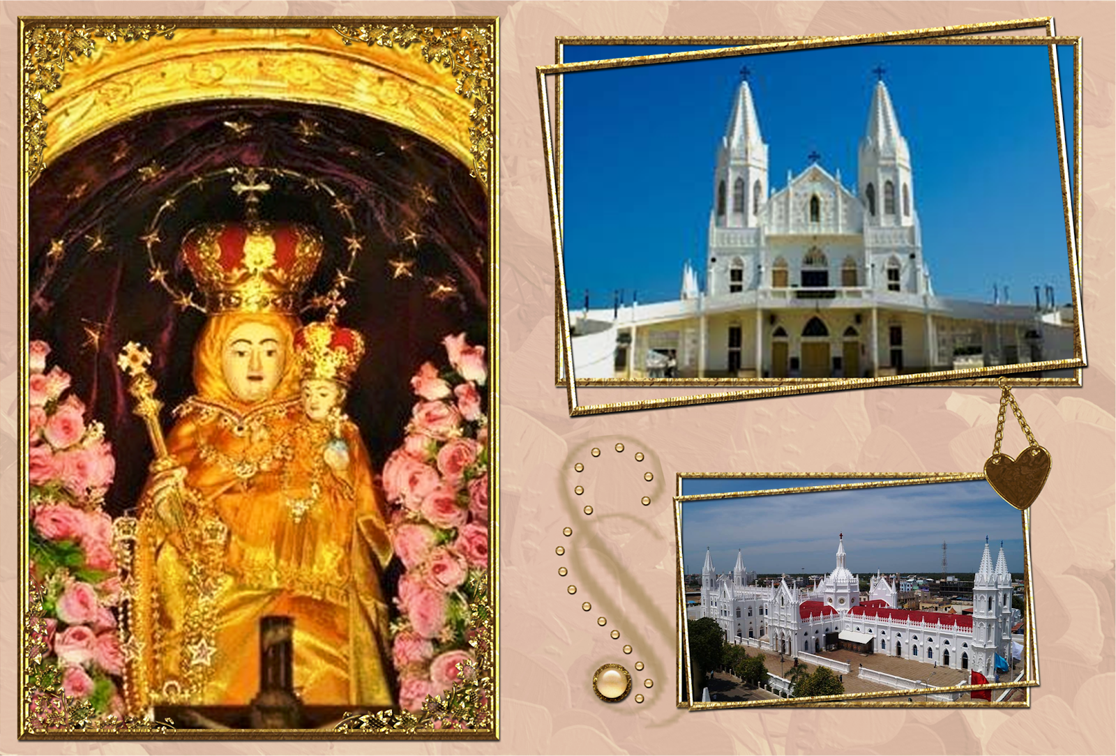 Our Lady Of Health Vailankanni, Pray For Us - Velankanni , HD Wallpaper & Backgrounds