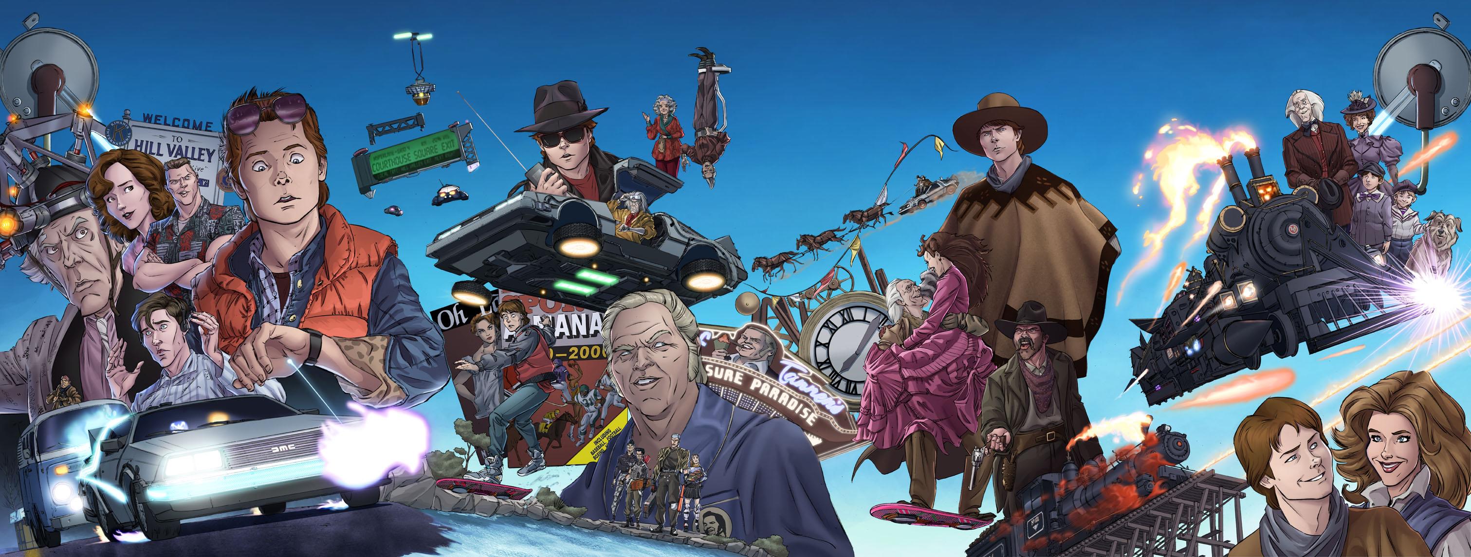 Please Leave A Comment Or Rate This Image - Back To The Future Comic Cover , HD Wallpaper & Backgrounds