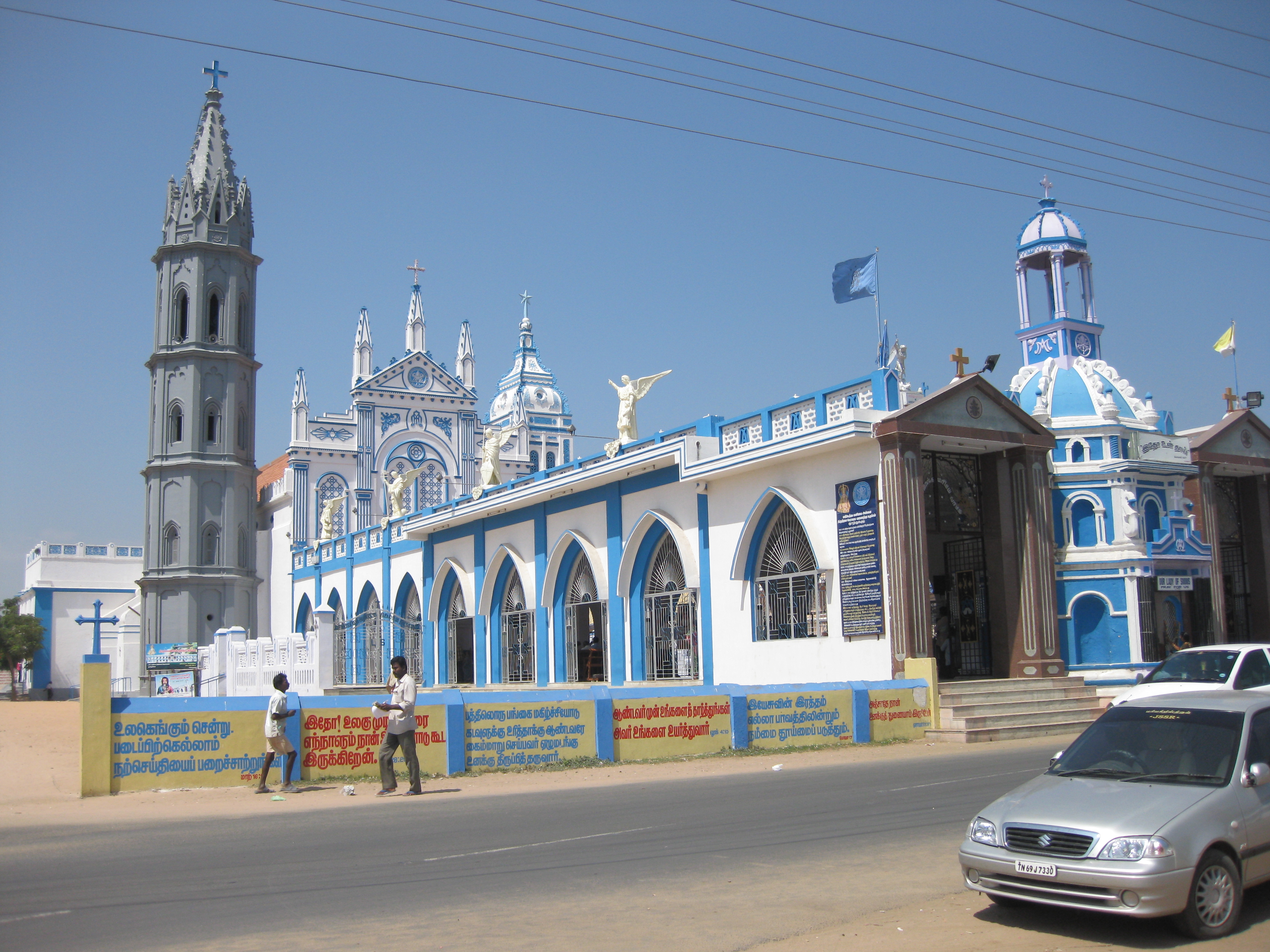 Basilica Of Our Lady Of Snows, Thoothukudi - Our Lady Of Snows Tuticorin , HD Wallpaper & Backgrounds