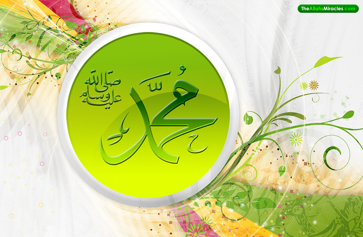 Hazrat Muhammad Name Wallpaper - Wiladat Rasool E Khuda , HD Wallpaper & Backgrounds
