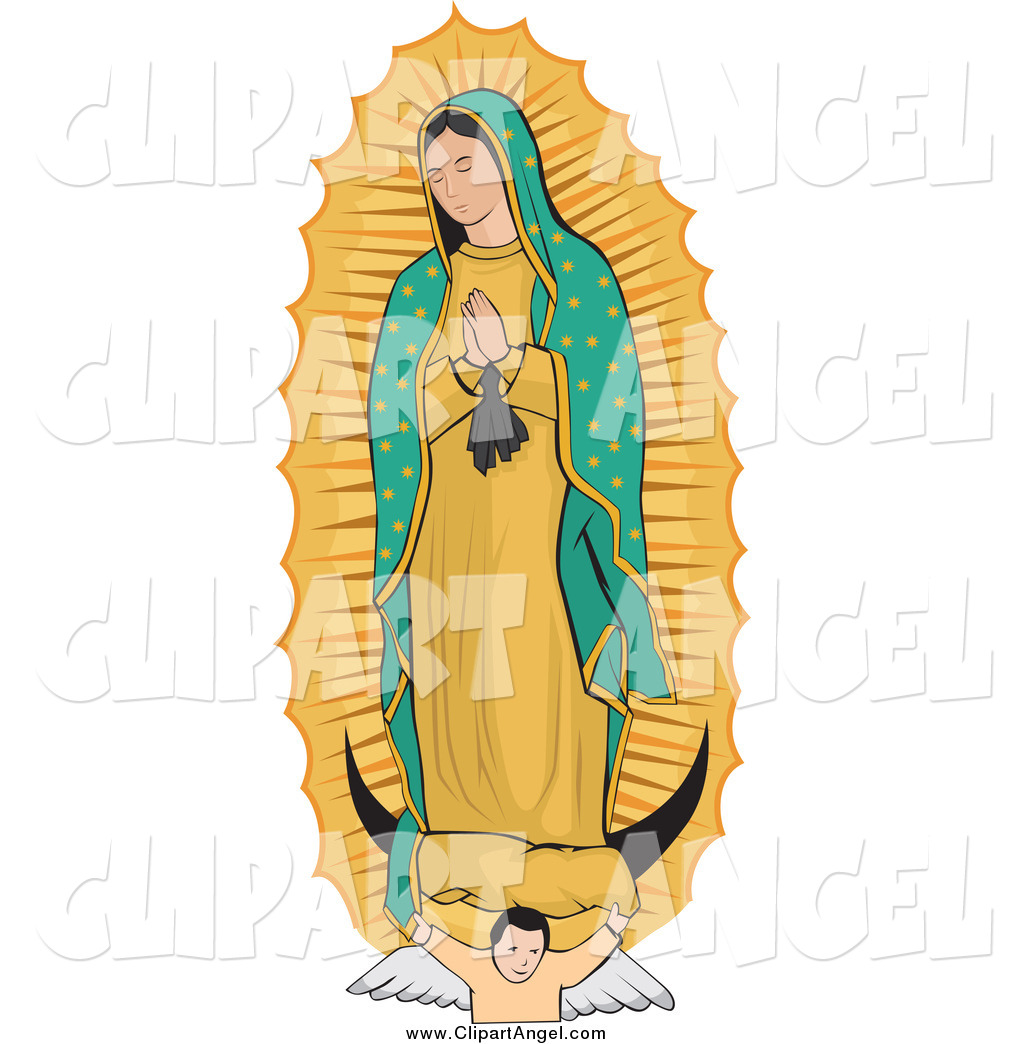 Royalty Free Virgen De Guadalupe Stock Angel Designs - Illustration , HD Wallpaper & Backgrounds