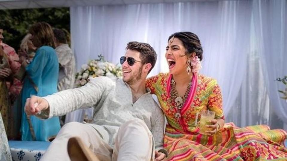 Priyanka Chopra,nick Jonas,priyanka Chopra Wedding - Priyanka Chopra And Nick Jonas Wedding , HD Wallpaper & Backgrounds