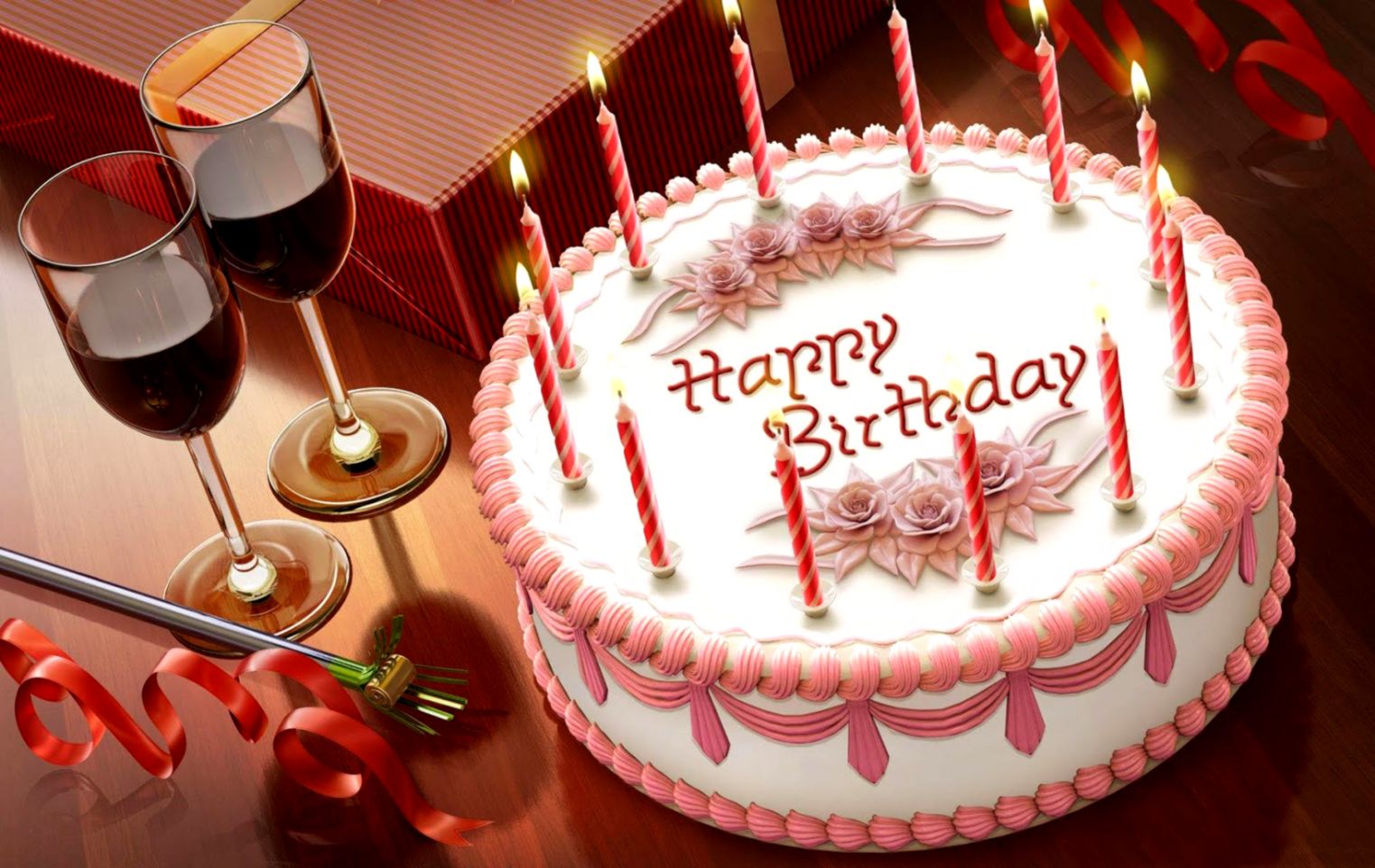 Free Download Happy Birthday Wallpapers - Birthday Wishes Pics Hd , HD Wallpaper & Backgrounds