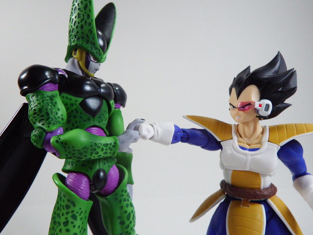 Vegeta Vs Perfect Cell - Action Figure , HD Wallpaper & Backgrounds