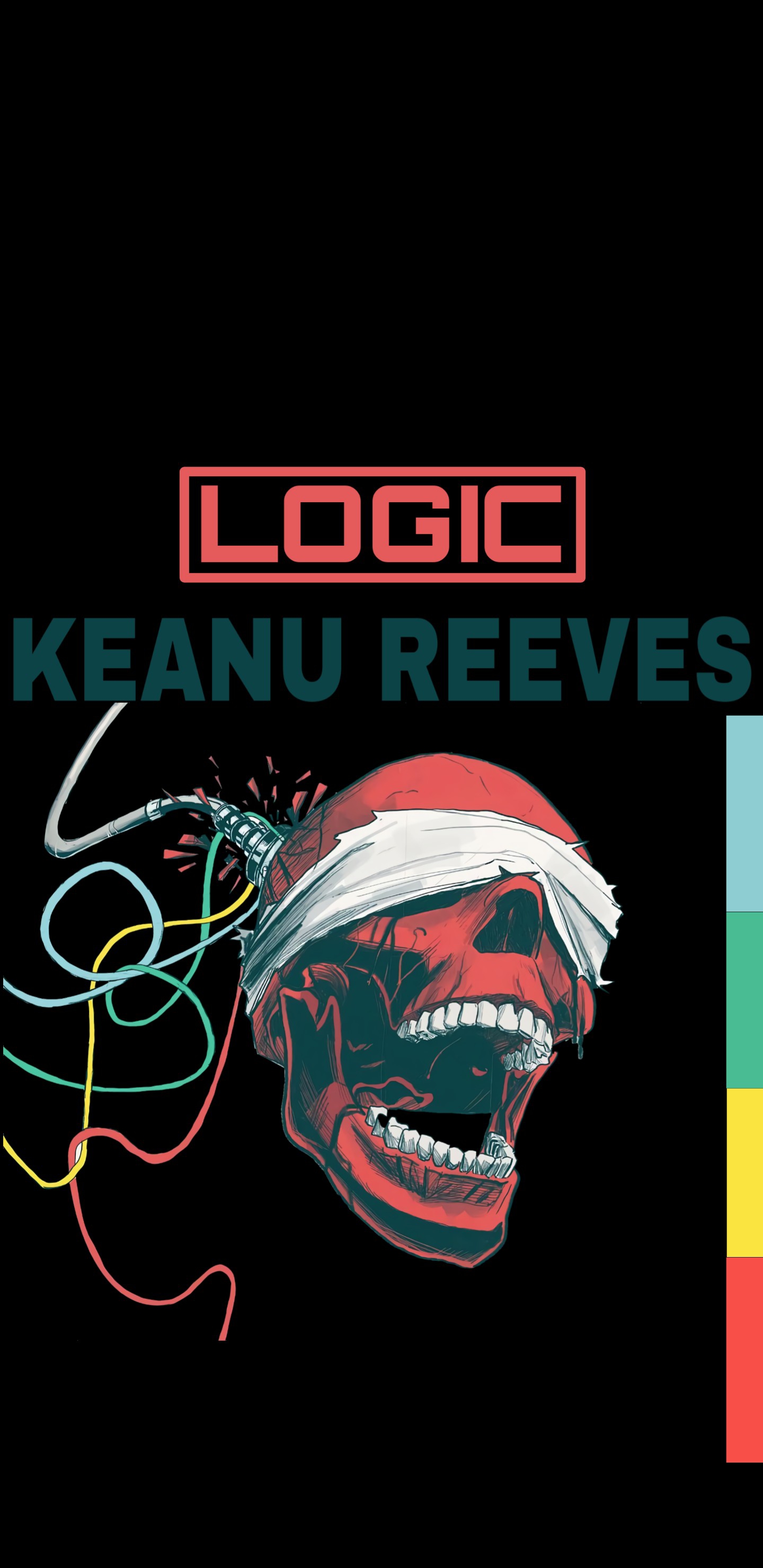 #logic301 #rattpack #wallpaper - Keanu Reeves Logic Cover , HD Wallpaper & Backgrounds