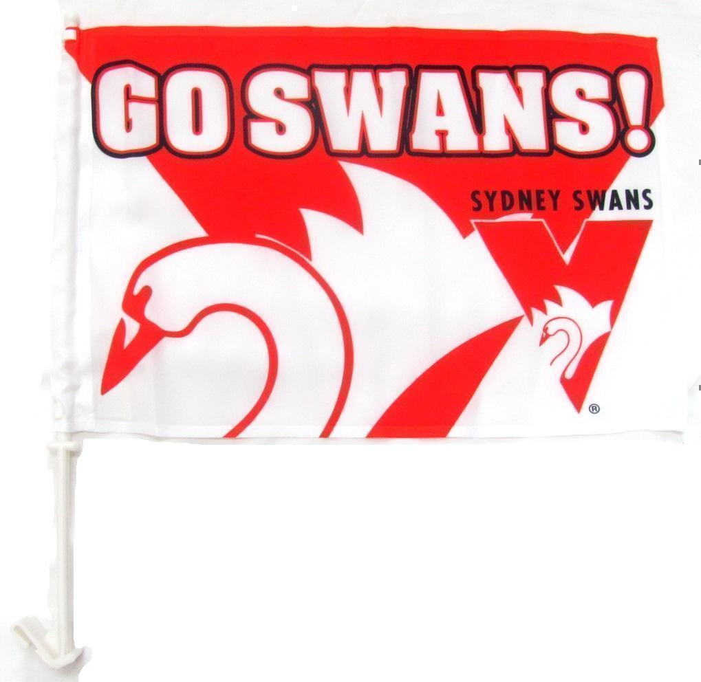 Sydney Swans Afl Team Logo Car Window Flag - Sydney Swans , HD Wallpaper & Backgrounds