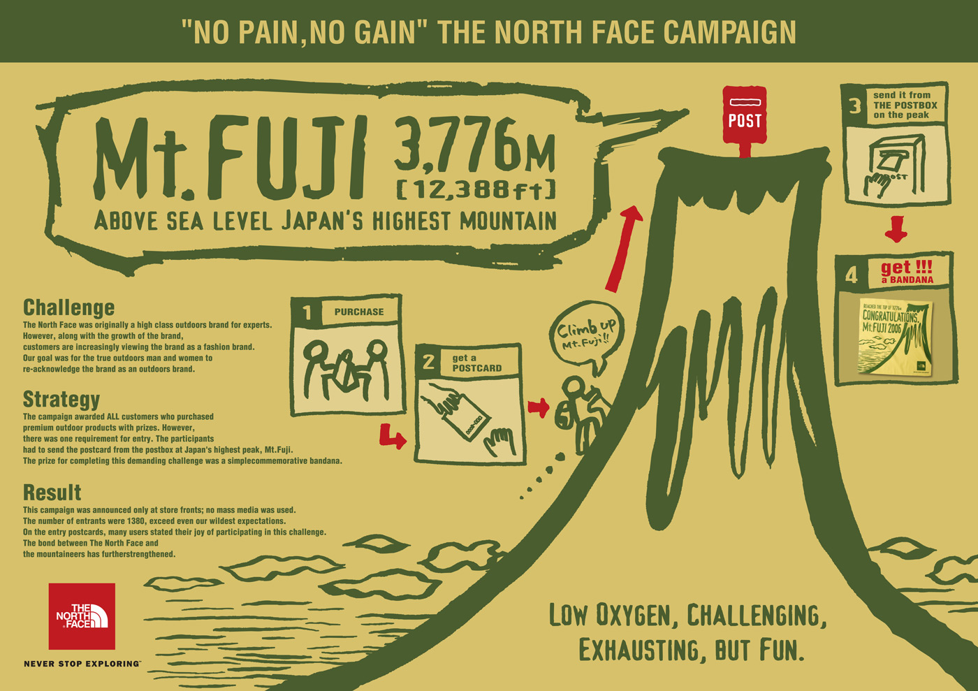 No Pain, No Gain - North Face , HD Wallpaper & Backgrounds