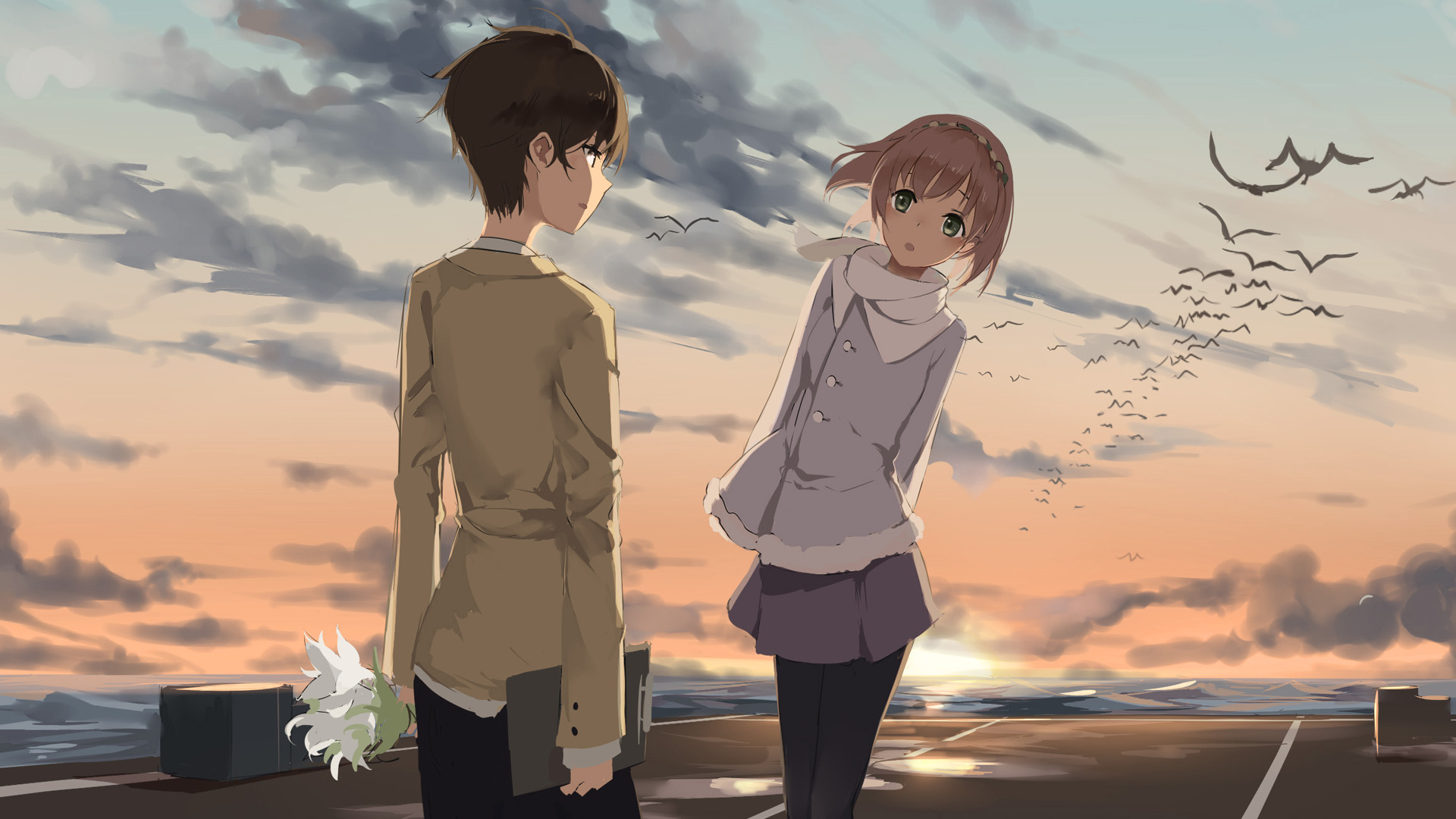Zero, Anime, Anime Girls, Anime Boys, Kaizuka Inaho, - Anime Boy Happy Hd , HD Wallpaper & Backgrounds