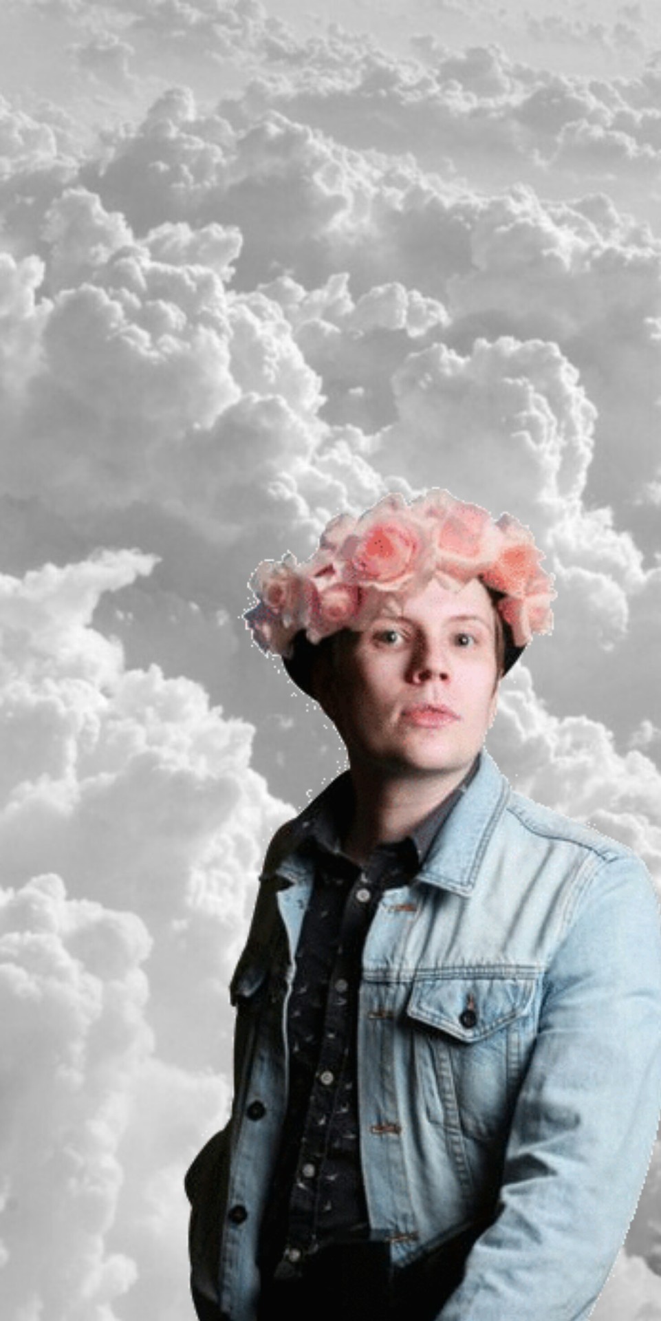 Patrick Stump In Flower Crowns // Requested By Anon - Fall Out Boy Pastel Pink , HD Wallpaper & Backgrounds