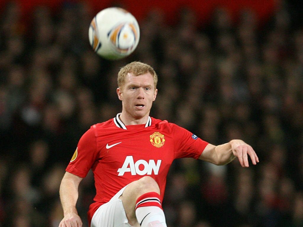 Paul Scholes At Courts - Soccer Player , HD Wallpaper & Backgrounds