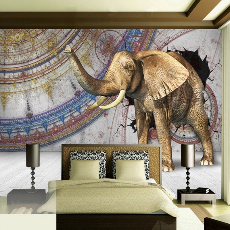 Encargo De La Foto Wallpaper Hermoso Elefante Africano - Wallpaper , HD Wallpaper & Backgrounds
