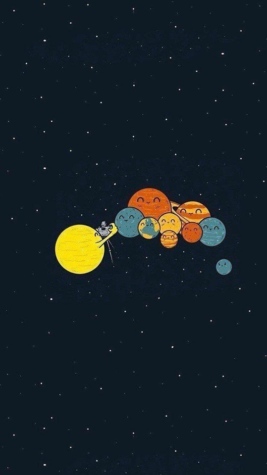 Space Phone Wallpaper, Planets Wallpaper, Iphone 6 - Cute Space Wallpaper Laptop , HD Wallpaper & Backgrounds