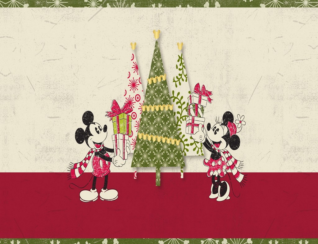 Disney Christmas Wallpaper For Ipad Wallpapersafari - Christmas Disney Wallpaper Desktop , HD Wallpaper & Backgrounds