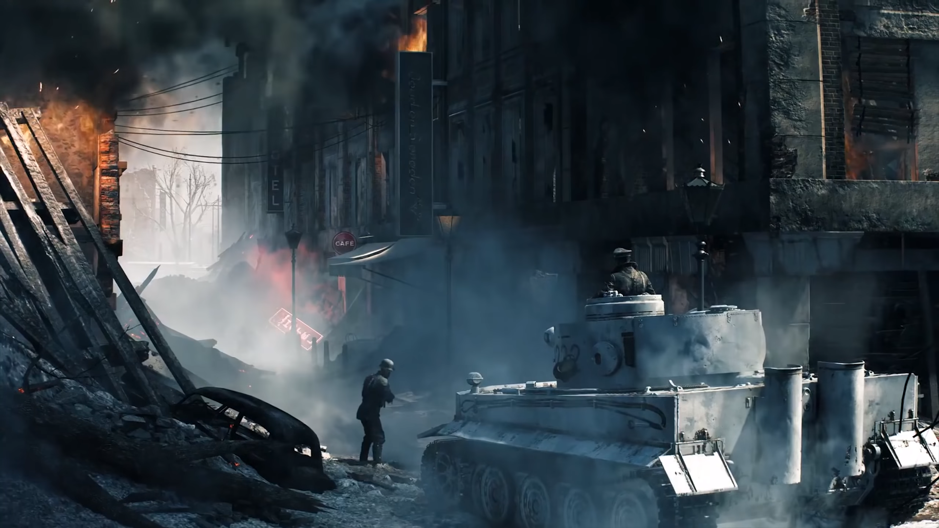 Battlefieldv - Battlefield V Devastation Of Rotterdam , HD Wallpaper & Backgrounds