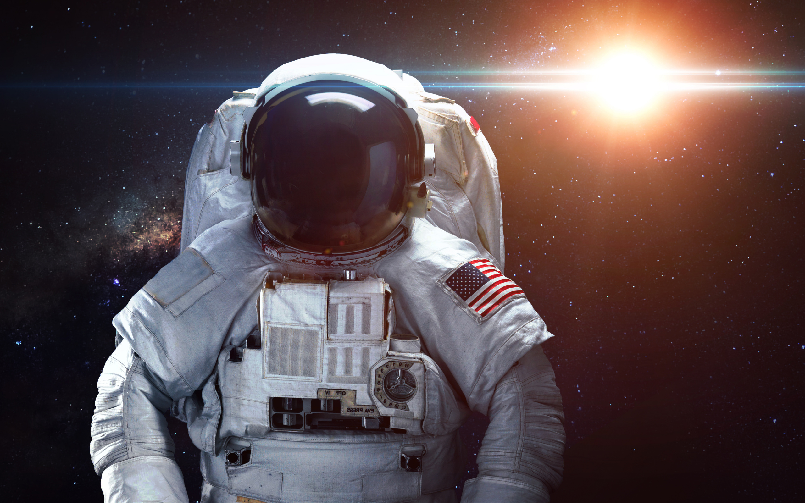 Wallpaper Astronaut, Space, Stars - Astronaut Profile , HD Wallpaper & Backgrounds