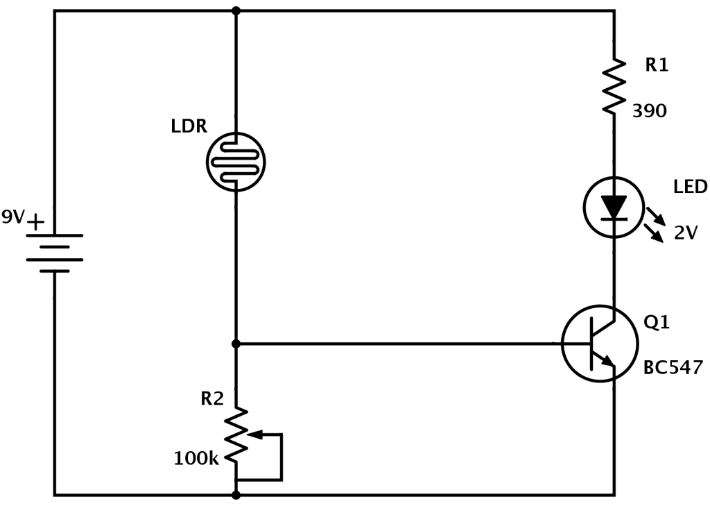 Ldr Circuit Diagram - Circuit Diagram , HD Wallpaper & Backgrounds