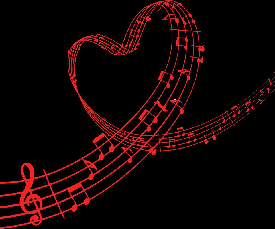 Red Music Wallpapers Group - Colorful Wallpaper Music Notes , HD Wallpaper & Backgrounds