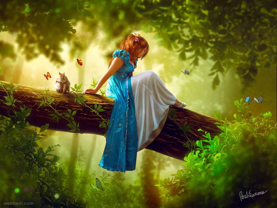 Fantasy Photoshop Photo Manipulation By Anil Saxena - Fantasy Photoshop , HD Wallpaper & Backgrounds